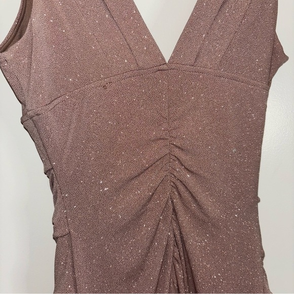 Windsor Sparkling Brown Sleeveless Cocktail Dress Size Small - Picture 12 of 15
